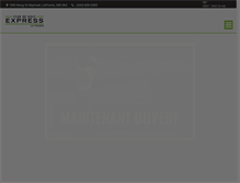 Tablet Screenshot of clubgolfexpress.ca